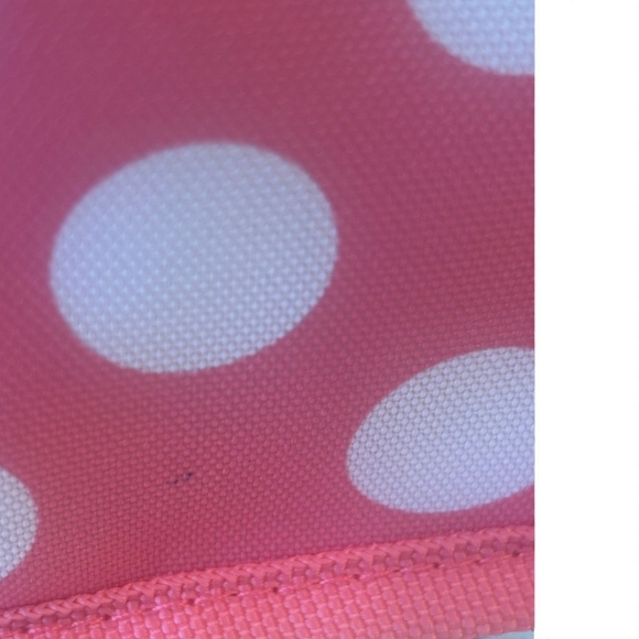 NEW! KATE SPADE PINK POLKA DOTS INSULATED COOLER BAG - Picture 9 of 9